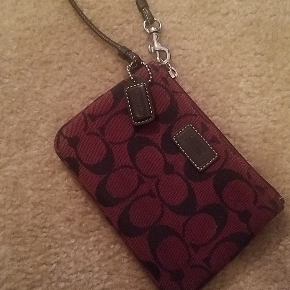 Coach wristlet